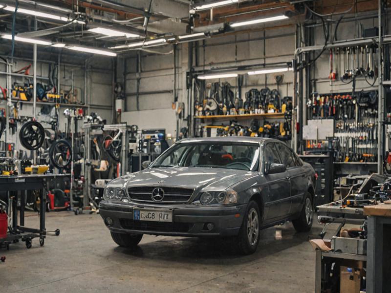 Professional automotive workshop